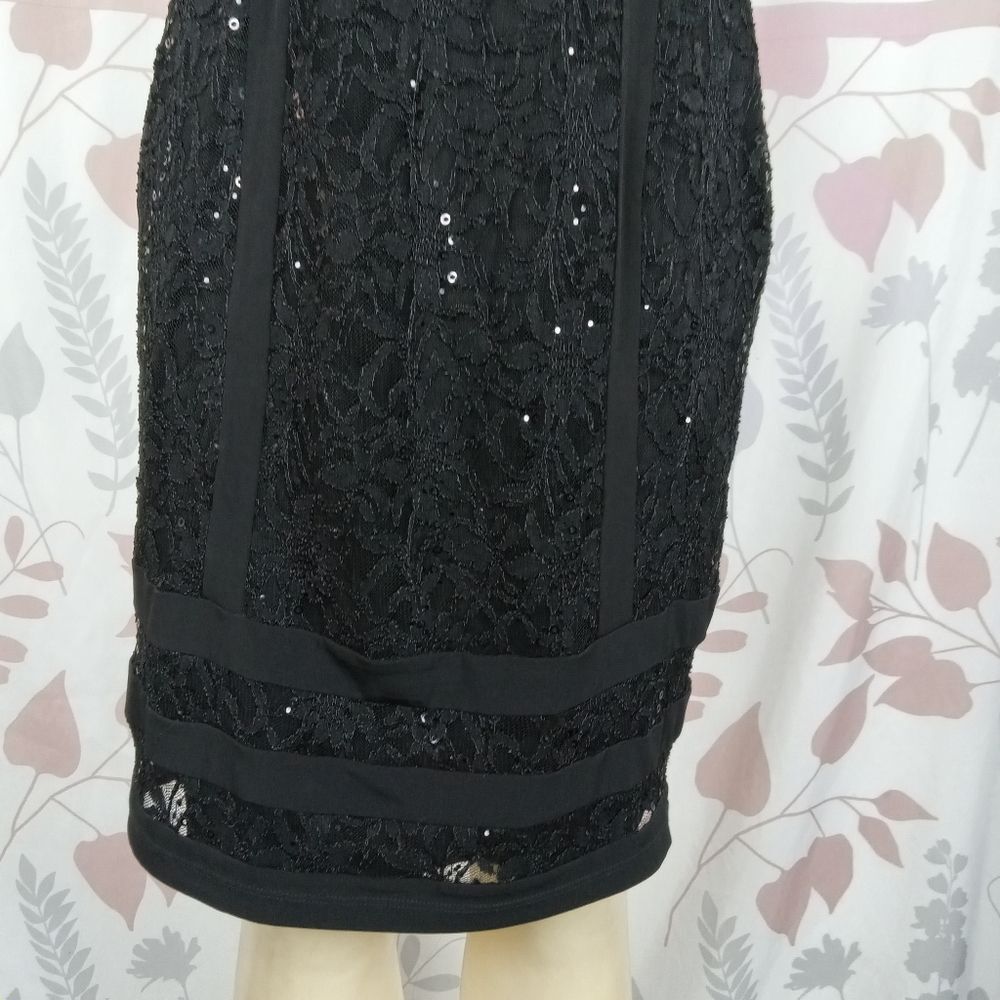 Candalite Women's Wedding Evening Cocktail Party Dress Stretch Size Medium - Picture 5 of 7